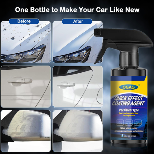 Car Coating Spray, Ceramic Coating for Car Wax Polish Paint Scratch Repair Spray, Automotive Gloss & Shine Stuff Detailing Supplies, Adds Extreme Gloss,...