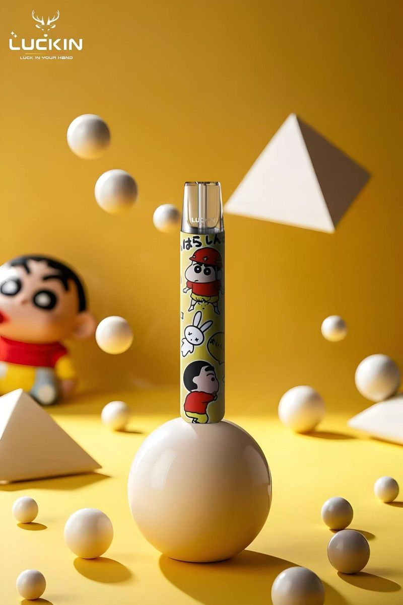 幸運主機 Luckin特別款煙桿 蠟筆小新/哪吒/史迪奇/叮噹貓/hello kitty聯名款