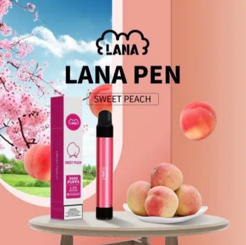 LANA拉娜2000口一次性拋棄式可充電蒸氣電子菸ILIA