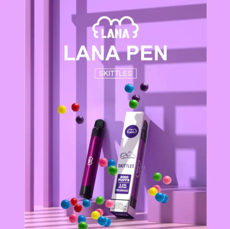 LANA拉娜2000口一次性拋棄式可充電蒸氣電子菸ILIA