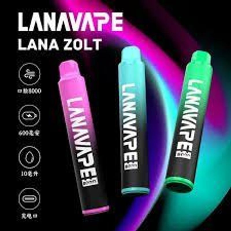 LANA 8000口拋棄式電子煙 LANA ZOLT 8000 PUFFS 台灣現貨