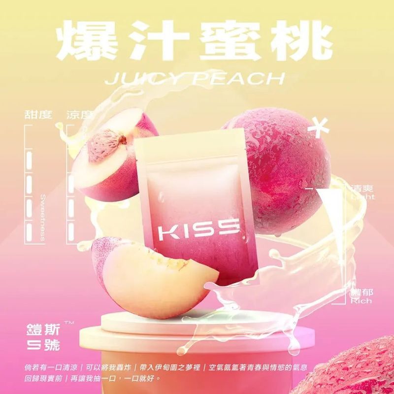 Kiss 鎧斯 5 號煙彈 三顆盒裝 通用一代主機 正品保證