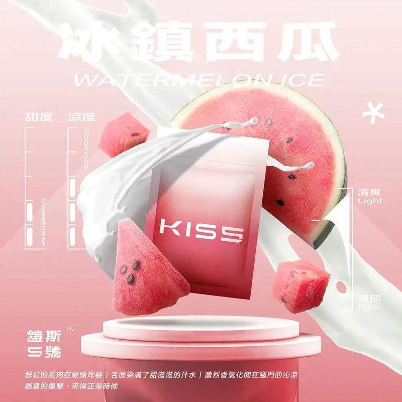 Kiss 鎧斯 5 號煙彈 三顆盒裝 通用一代主機 正品保證