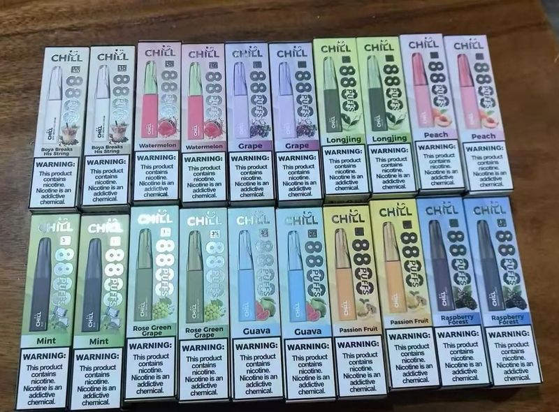 CHILL 8800口拋棄式電子煙 熱銷爆款 适配ILIA糖果雲煙館 一次性霧化器