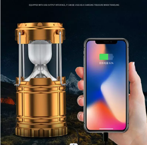 Portátil Multifuncional LED Light Lanterna Solar recarregável para uso doméstico Outdoor