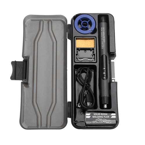 USB Ferro De Solda Mini Ferro De Solda Pequeno Conjunto Portátil Household Tipo-C Interface 600mAh Bateria Temperatura Ajustável