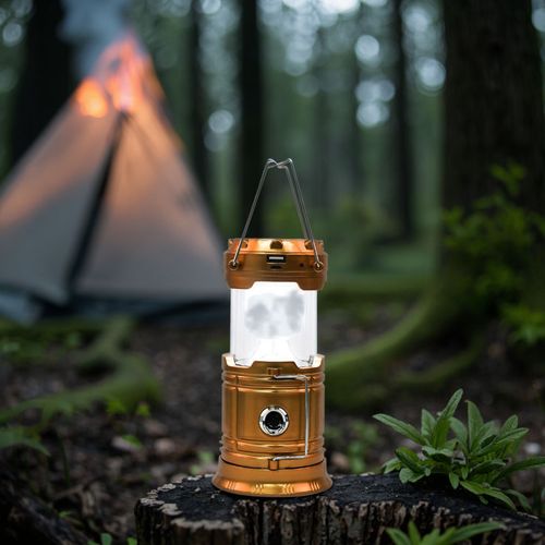 Portátil Multifuncional LED Light Lanterna Solar recarregável para uso doméstico Outdoor