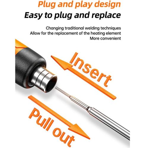 USB Ferro De Solda Mini Ferro De Solda Pequeno Conjunto Portátil Household Tipo-C Interface 600mAh Bateria Temperatura Ajustável