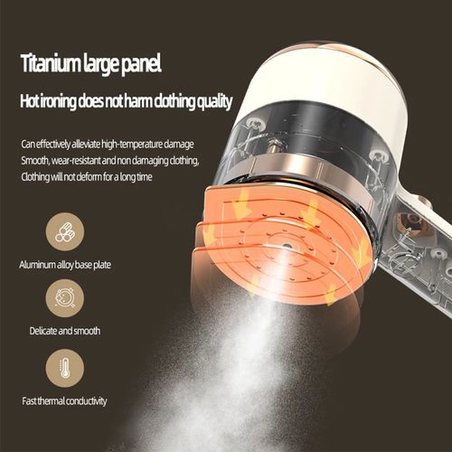 Mini ferro a vapor mão segurando a máquina de engomar para roupas Wet Dry Steam Iron Fast-Heat Portable Clothes Generator Home Traveling