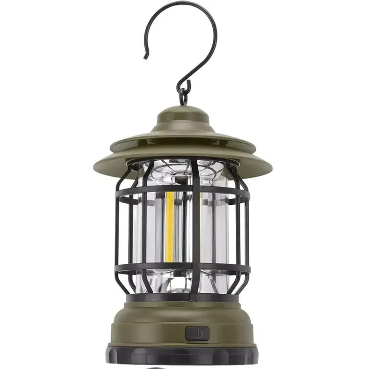 Retro camping lamp, battery-powered tent lamp, portable waterproof tent lamp, hiking tent