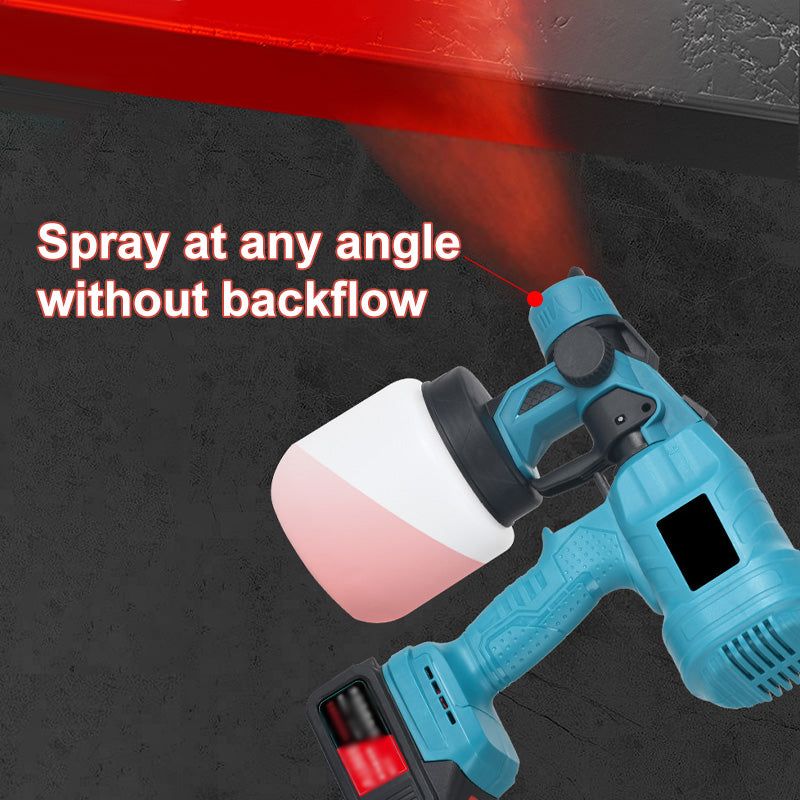 Portable wireless lithium battery electric paint spray gun No more worries about no sockets or power outages Save labor, paint and time Earn 50 more cedis a day and sell big waist chains for my wife Buy now and enjoy 40% off