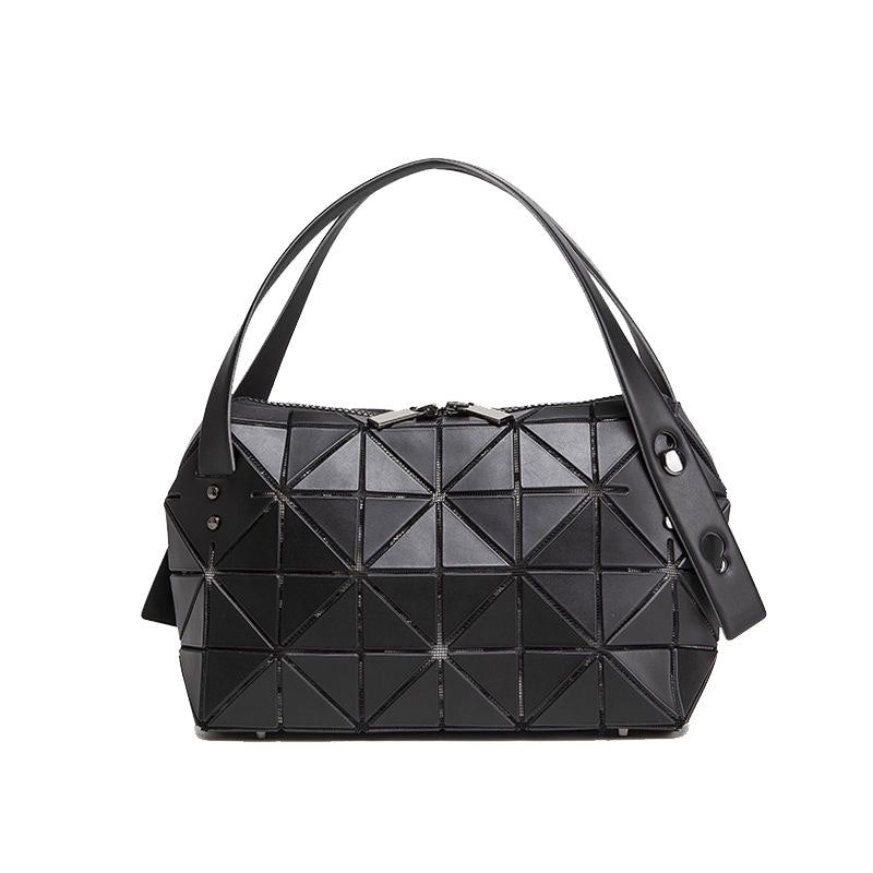 Diamond checked handbag