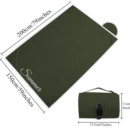 Custom Name Picnic Blanket, Waterproof & Packable, Personalized Outdoor Mat for Camping, Beach, Festivals