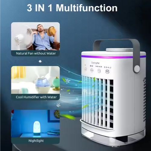 3 in 1 refrigeration air conditioning, cooling √, dry √, 7 color night light √