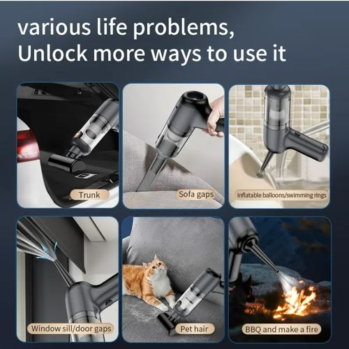 Portable household vacuum cleaner, rechargeable, brushless motor😻