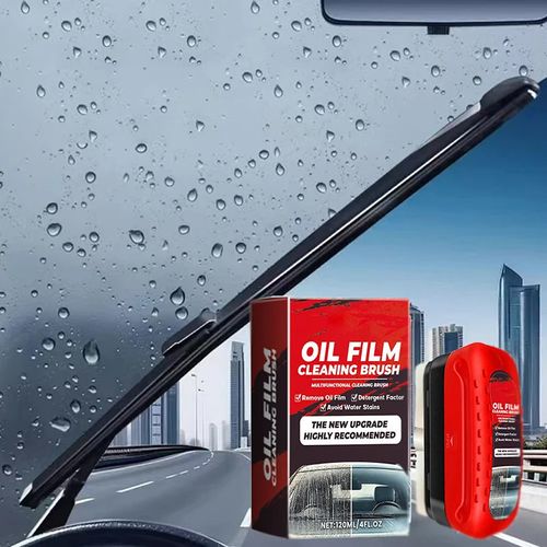 Glass cleaner, suitable for automotive glass and room glass, lasting removal of glass oil film