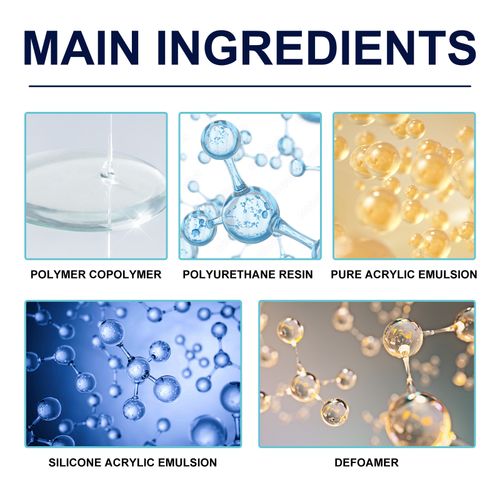 Efficient waterproof paint and waterproof glue