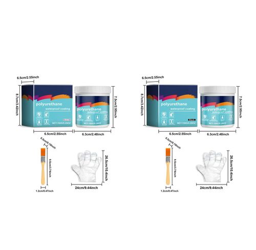 Efficient waterproof paint and waterproof glue