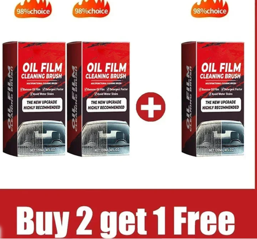 Glass cleaner, suitable for automotive glass and room glass, lasting removal of glass oil film