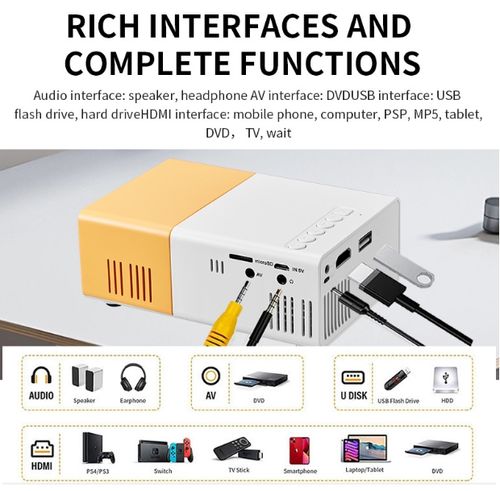 Ultra HD projector for home and outdoor use