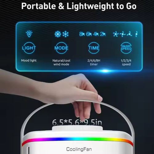3 in 1 refrigeration air conditioning, cooling √, dry √, 7 color night light √