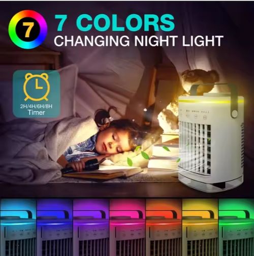 3 in 1 refrigeration air conditioning, cooling √, dry √, 7 color night light √