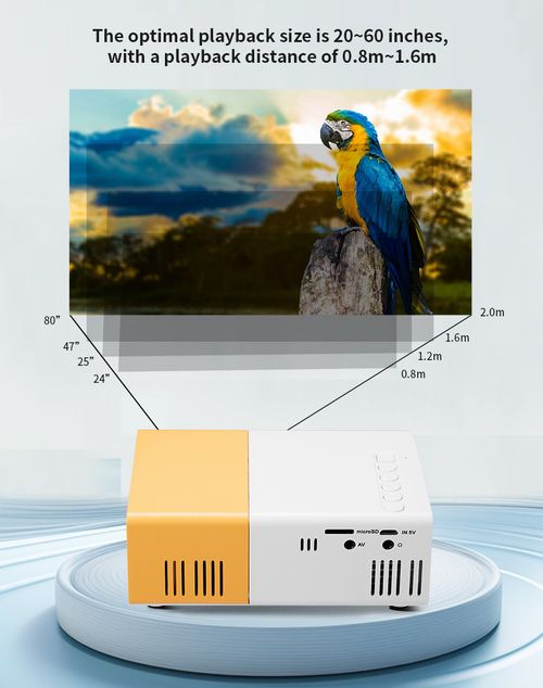 Ultra HD projector for home and outdoor use