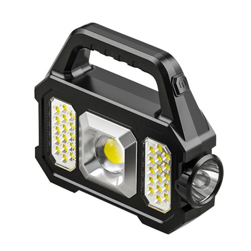 Multifunctional Portable Handheld USB Output Emergency Spotlight LED Rechargeable Searchlight for Fishing Hiking