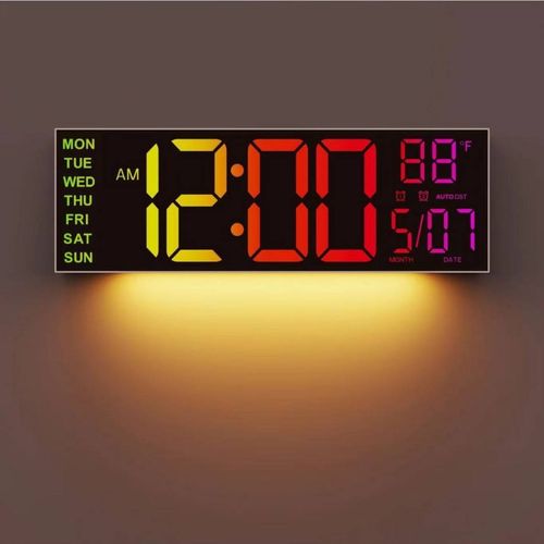 16-inch multicolored Wall  Alarms Clock
