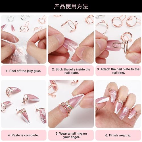 slide-on nail