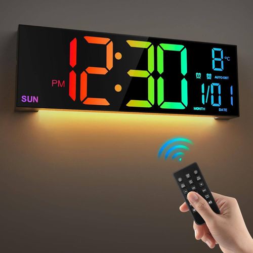 16-inch multicolored Wall  Alarms Clock