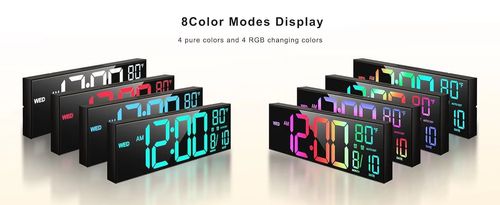 16-inch multicolored Wall  Alarms Clock