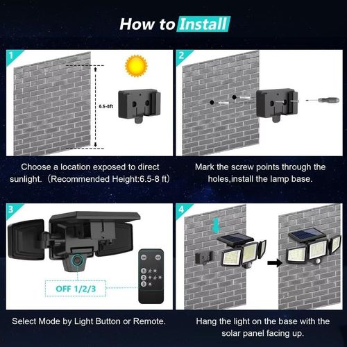 Solar Outdoor Security Lights Ghana
