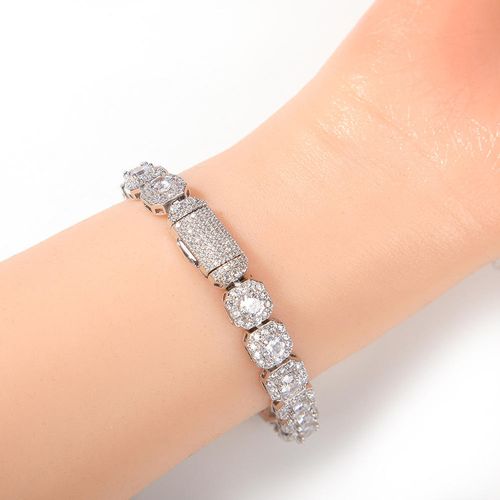 Square Rock Candy Zircon Bracelet
