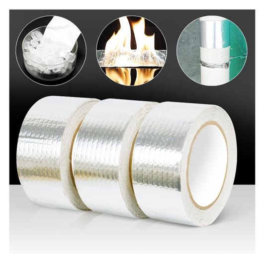 2 pcs - Aluminum Foil Waterproof Tape – High Temperature Resistant