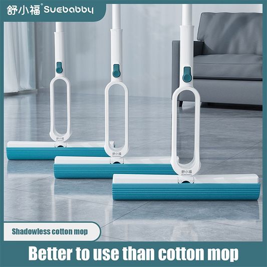 Hands-Free Sponge Mop – Super Absorbent for Home Cleaning