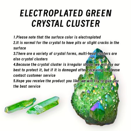 Natural Green Apatite Crystal Cluster Energy Healing Stone Office Home Feng Shui Decoration Meditation Yoga Gift