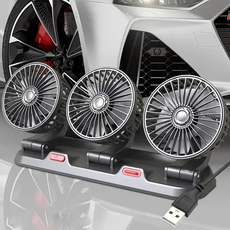 Car Fan – Triple Head, USB