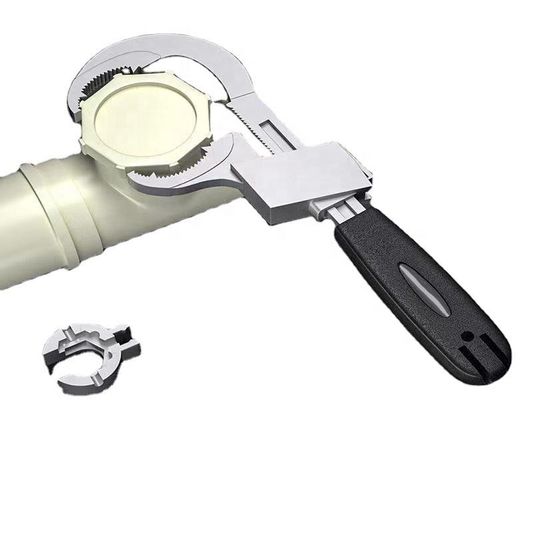 Wide Jaw Sink Wrench – Adjustable Aluminum Pipe Tool