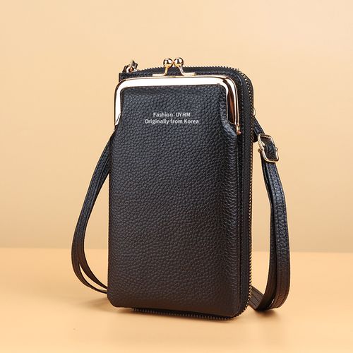 Mini bolsa de ombro para telemóvel
