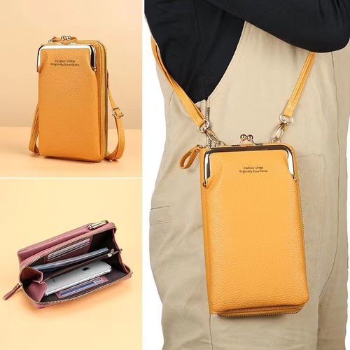 Mini bolsa de ombro para telemóvel
