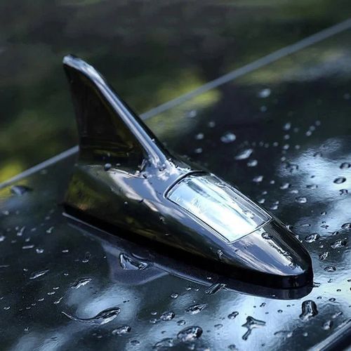 (🔥Luz de aviso solar tipo barbatana de tubarão para automóvel