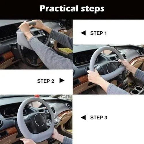 🔥Protetor de silicone antiderrapante para volante no verão