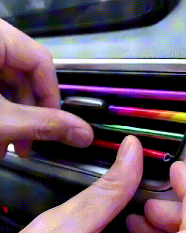 Faixa de proteção da saída de ar do automóvel com moldura cromada - Compre 1 caixa e receba 2 caixas grátis