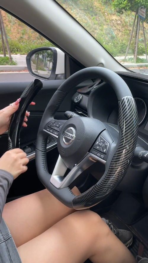 🔥VENDA QUENTE🔥Capa de volante de fibra de carbono para carro (2 peças)