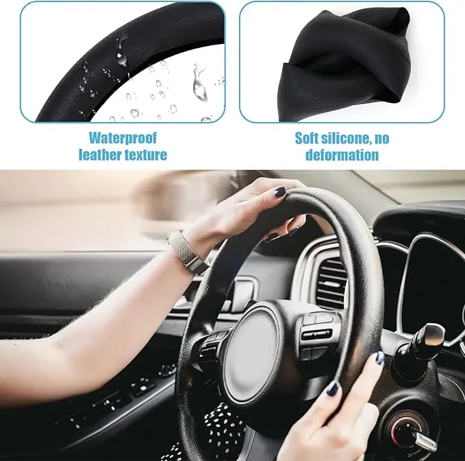 🔥Protetor de silicone antiderrapante para volante no verão