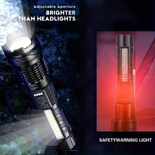 YANHUO 2pcs Super Powerful Rechargeable Flashlight Floodlight
