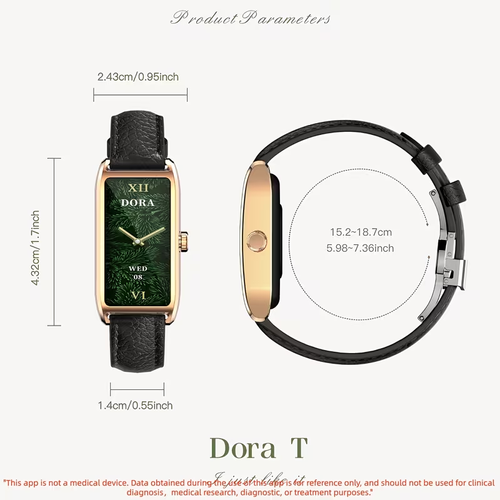 DORA T Retro Square Watch for Women