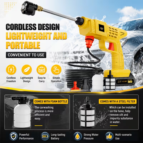 Portable Household Lithium-ion High-pressure Water Gun