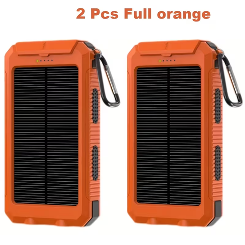 2pcs Solar Charger 20000Mah, 40000Mah, Portable